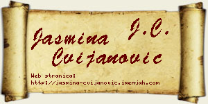 Jasmina Cvijanović vizit kartica